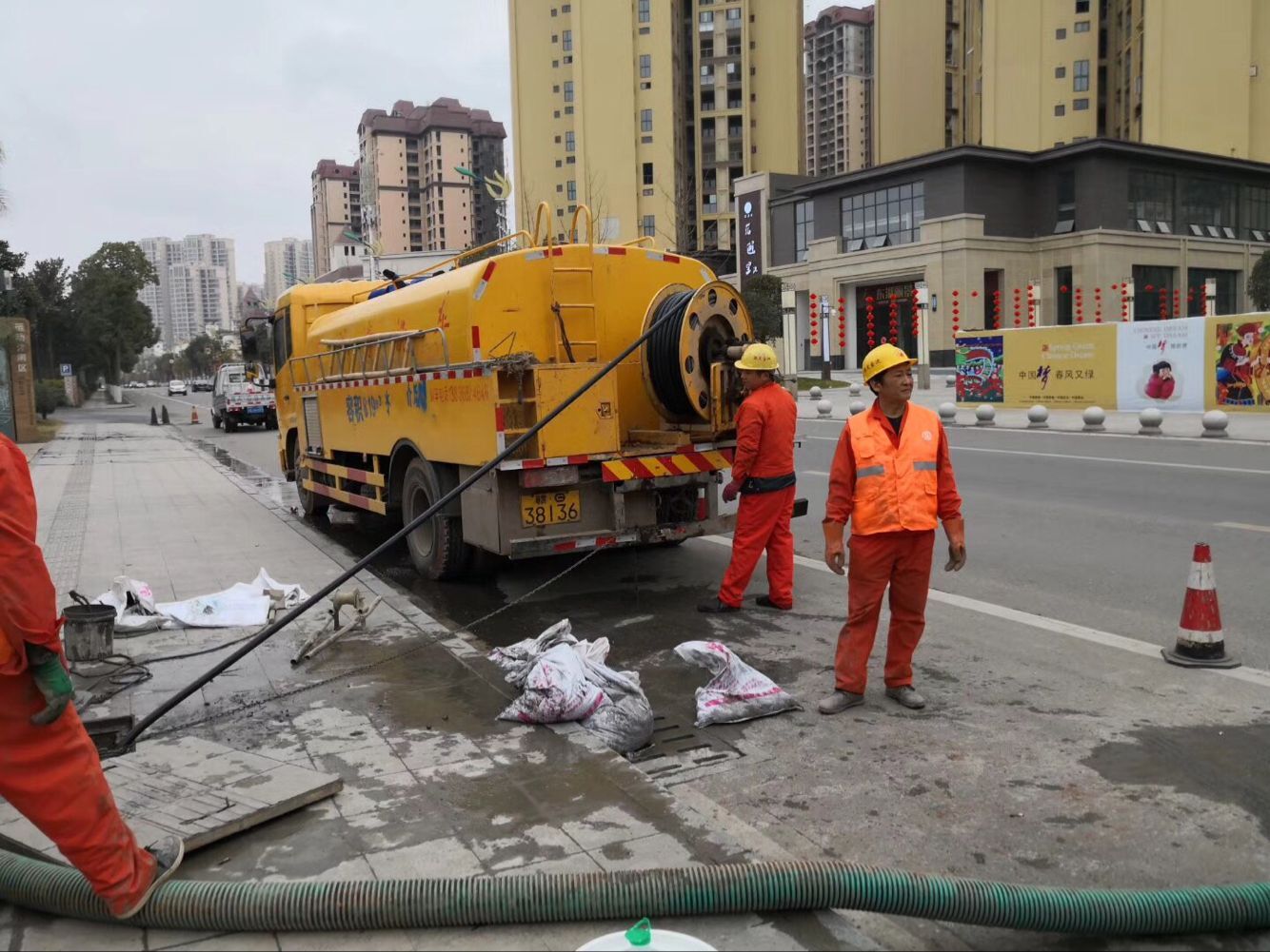 集贤排污管道清淤-管道清洗